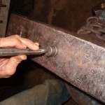 hpim5575 Set the punch to mark for drill
