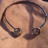 Celtic Torc Twisted with Triskel Finials