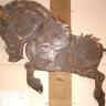 Iron art Sculpture Wild Boar